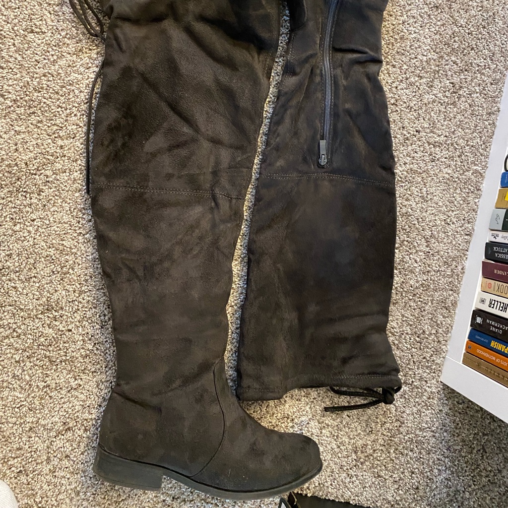 Over-The-Knee Suede Boots